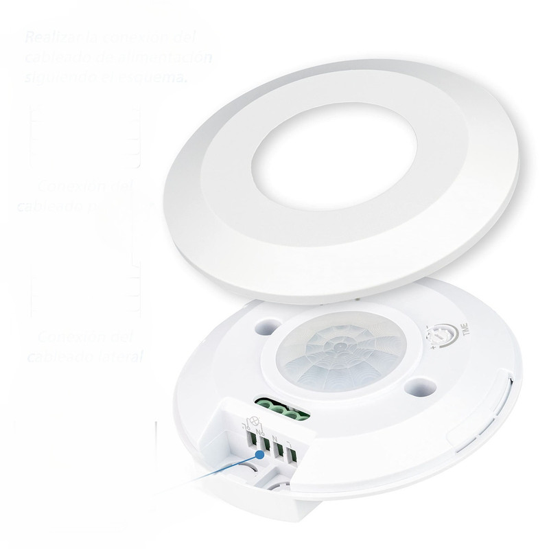 LUZ KHADLAJ SENSOR MOVIMIENTO LED 2000W ANGULO 360 LAU - 2