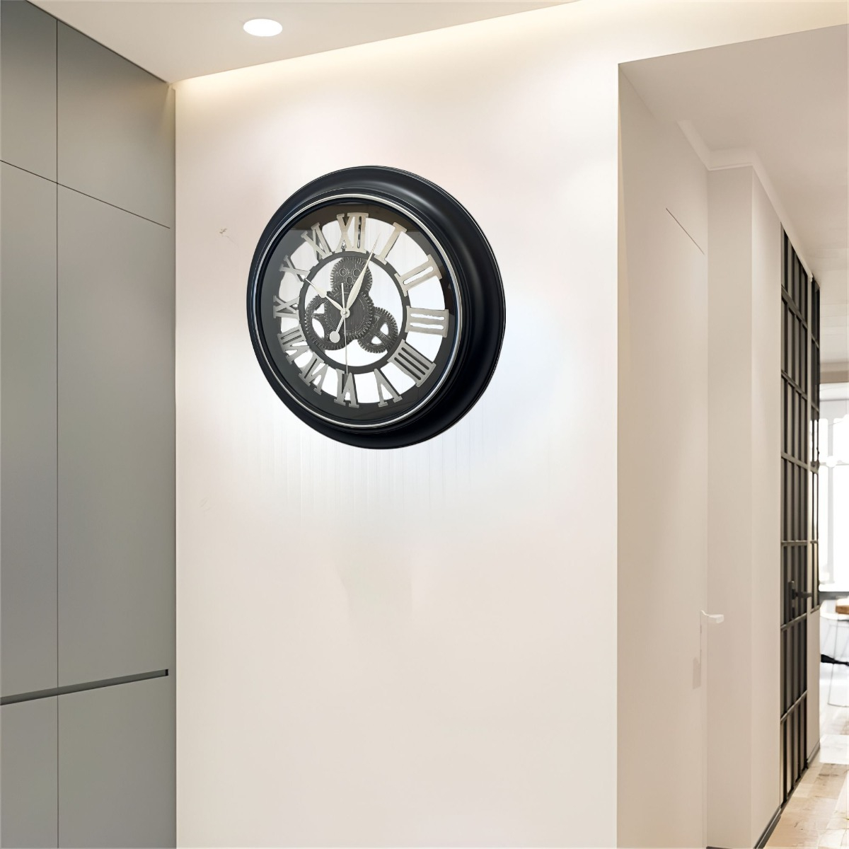 RELOJ PARED GRANDE CAMPESTRE VINTAGE 3D JHN - 4