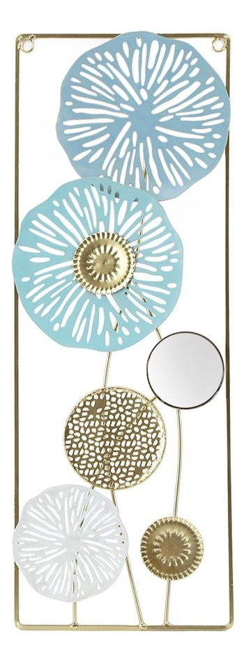 DECORACIÓN ESPEJO PARED METAL LIGERO MODERNO ELEGANTE JHN - 1
