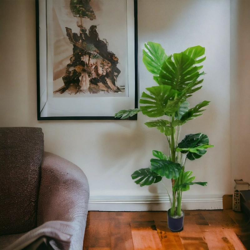 PLANTA ARTIFICIAL TORTUGA DECORATIVA ADORNO VERDE JHN - 4