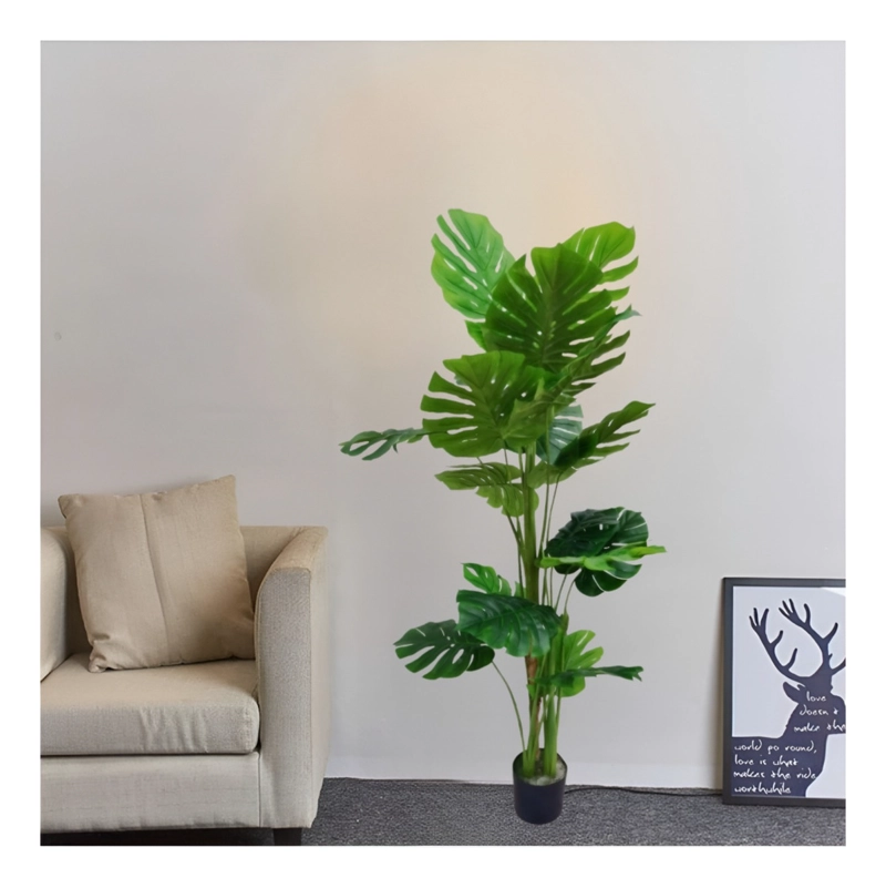 PLANTA ARTIFICIAL TORTUGA DECORATIVA ADORNO VERDE JHN - 5