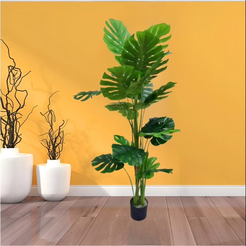 PLANTA ARTIFICIAL TORTUGA DECORATIVA ADORNO VERDE JHN - 7