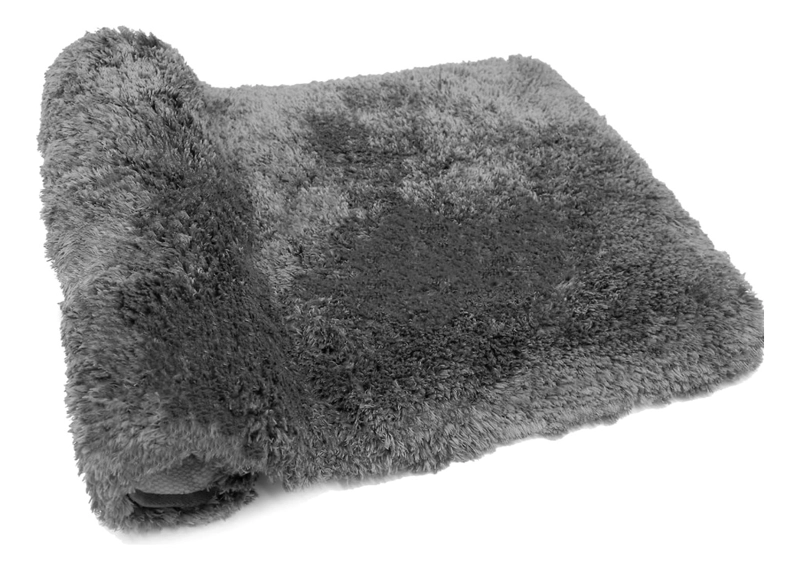SET DE 5 ALFOMBRA BAÑO MODERNA ANTIDESLIZANTE PELO SUAVE JHN - 2