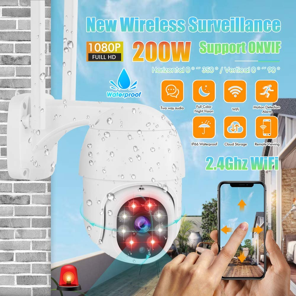 CAMARA SEGURIDAD HD INALAMBRICA AUDIO OFICINA HOGAR LAU - 6