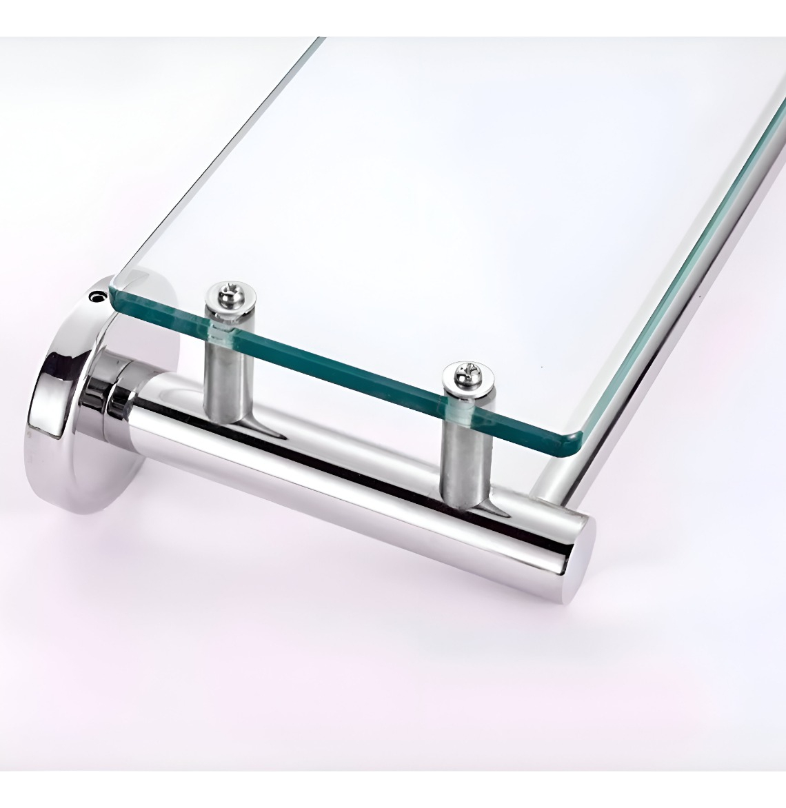 ESTANTE BAÑO VIDRIO REPISA TEMPLADO PARED JHN MULTICOLOR - 8