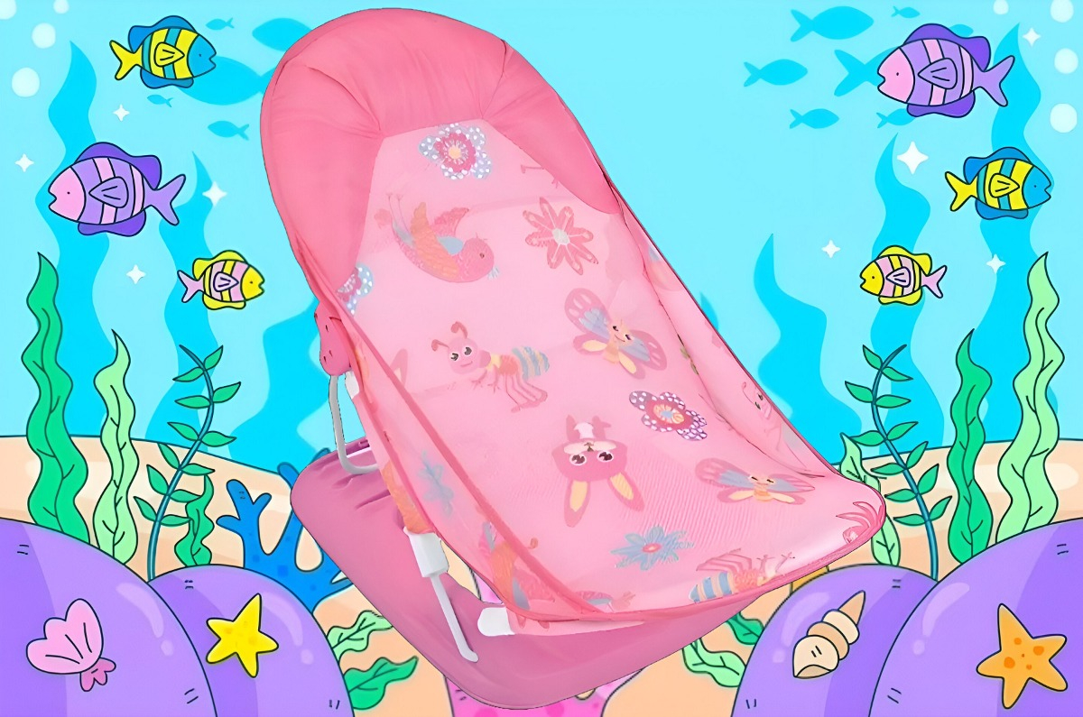 ASIENTO BAÑO BEBÉ 2 EN 1 MULTIFUNCIONAL DUCHA TINA JHN - 2