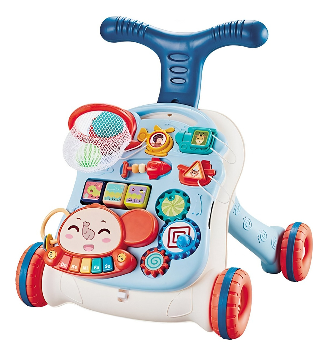 ANDADOR MULTIFUNCIONAL APRENDIZAJE BEBÉS 5EN1 MUSICAL JHN - 1