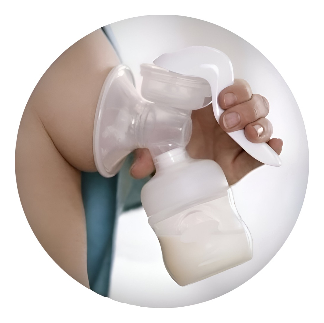 EXTRACTOR LECHE SACALECHE MANUAL MATERNA BEBÉS PORTÁTIL JHN MULTICOLOR - 2