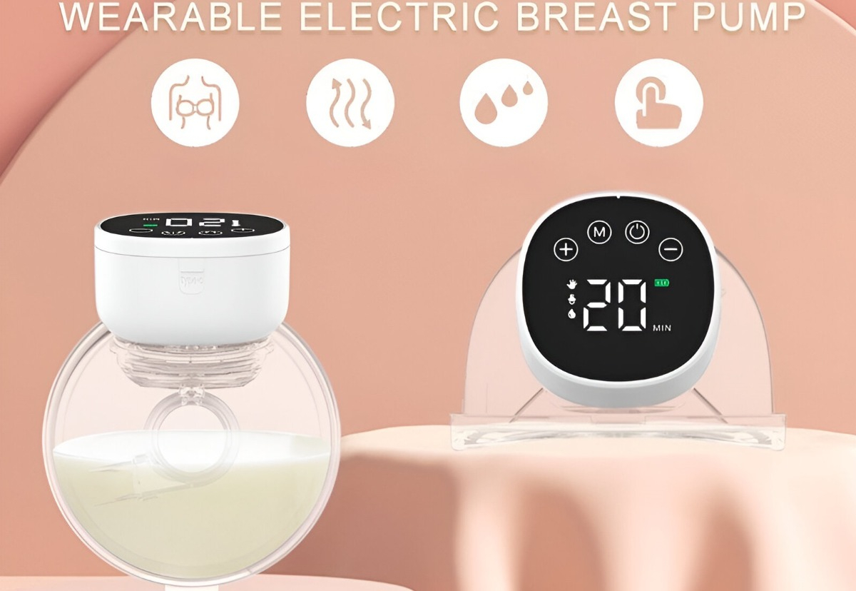 EXTRACTOR LECHE SACALECHE MATERNA DOBLE PORTÁTIL LED JHN MULTICOLOR - 7