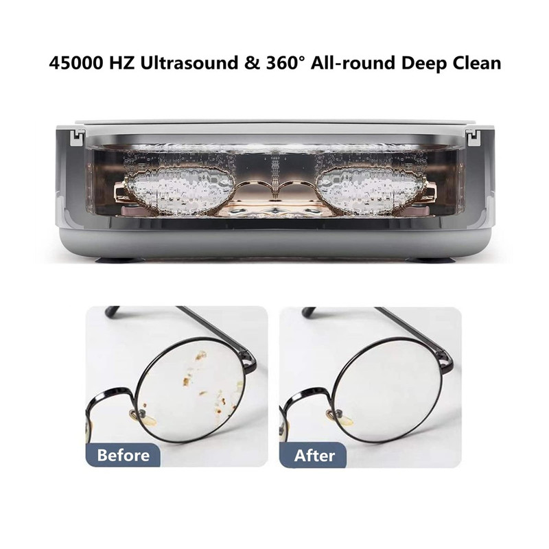 LAVADORA ULTRASONICA LIMPIADOR JOYAS LENTES RELOJES LAU - 4