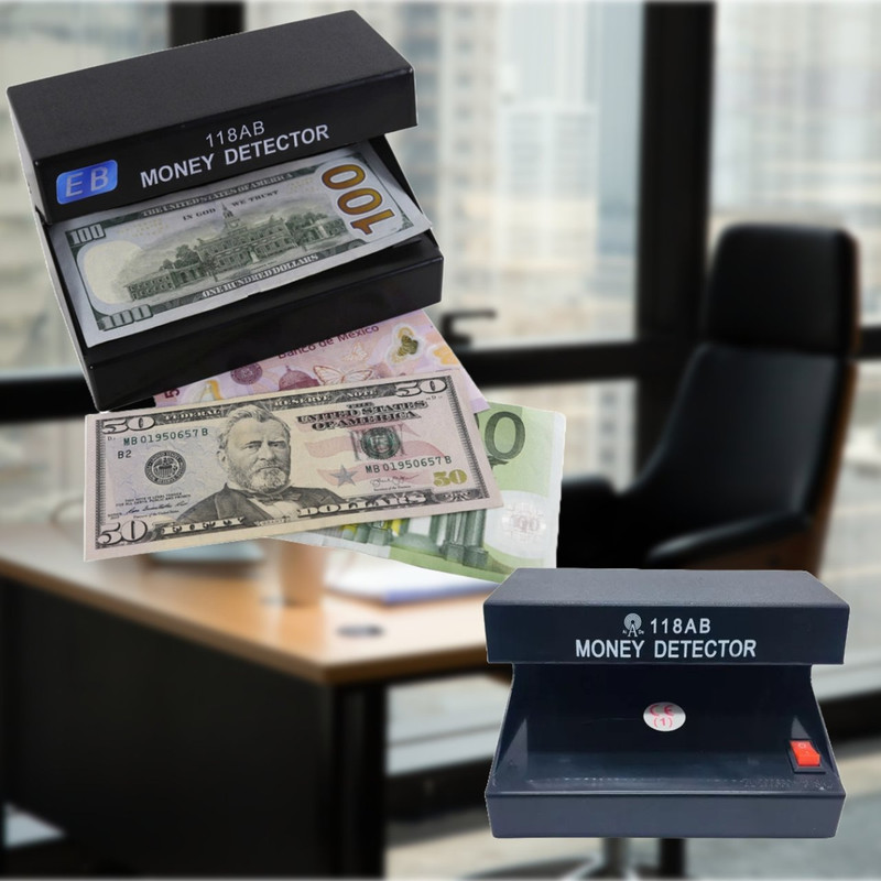 MÁQUINA DETECTORA ZVE BILLETES FALSOS LUZ VIOLETA LAU - 5