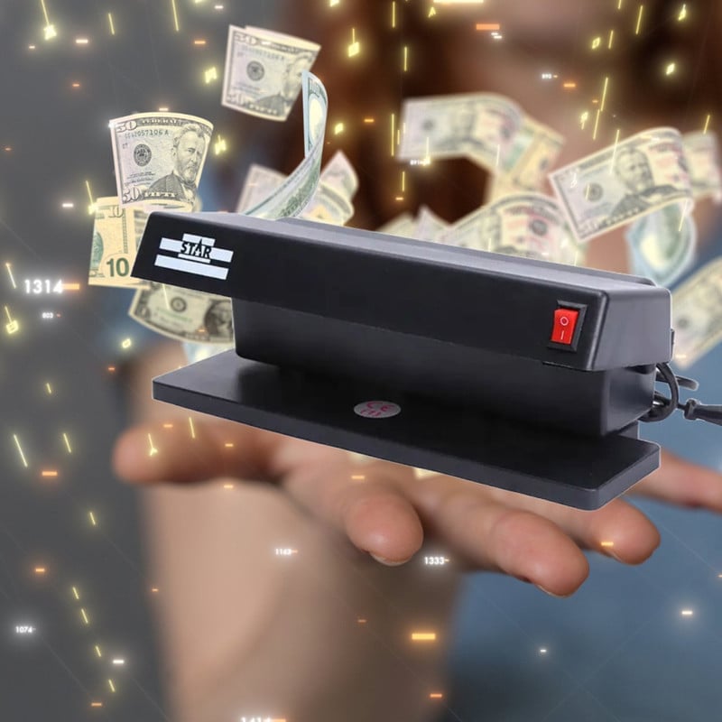 DETECTOR ZVE BILLETES FALSOS PORTATIL ULTRAVIOLETA LINTERNA LAU - 5