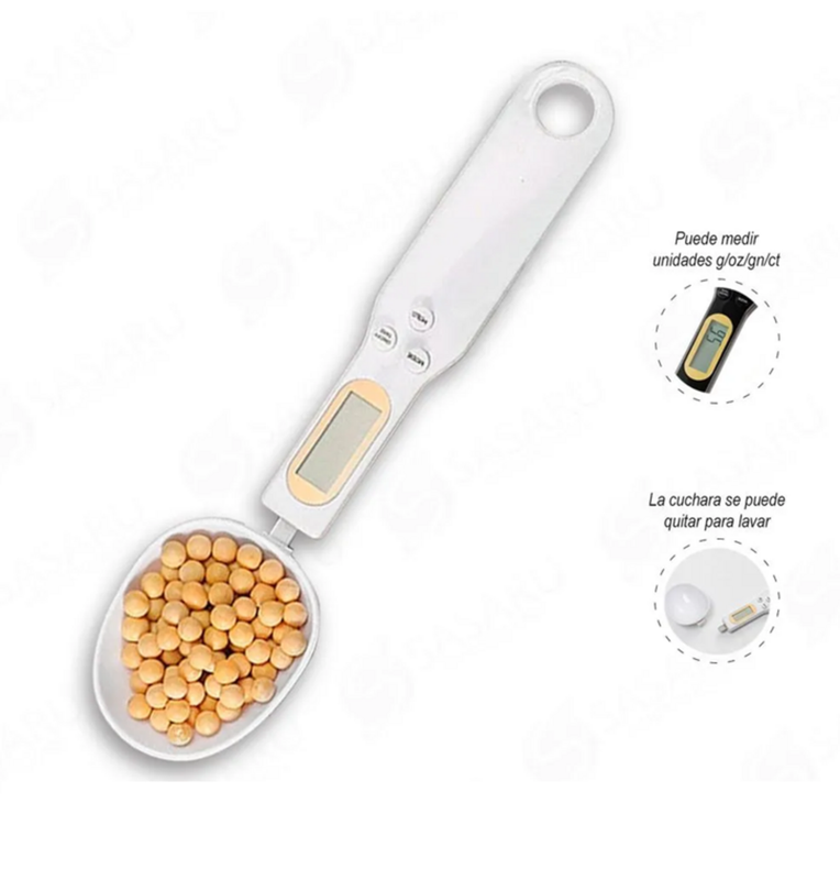SET 2 CUCHARA MEDIDORA DIGITAL COCINA BALANZA LCD LAU - 4