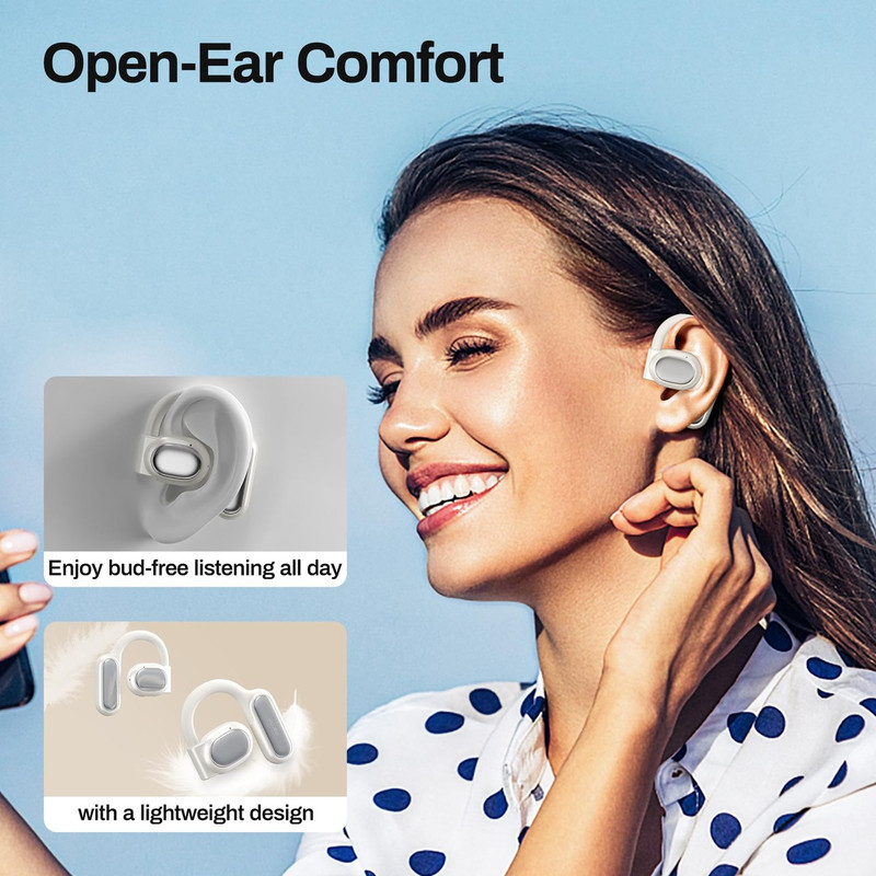AURICULARES INALAMBRICO TIPO GANCHO DEPORTIVOS BLUETOOTH LAU - 10