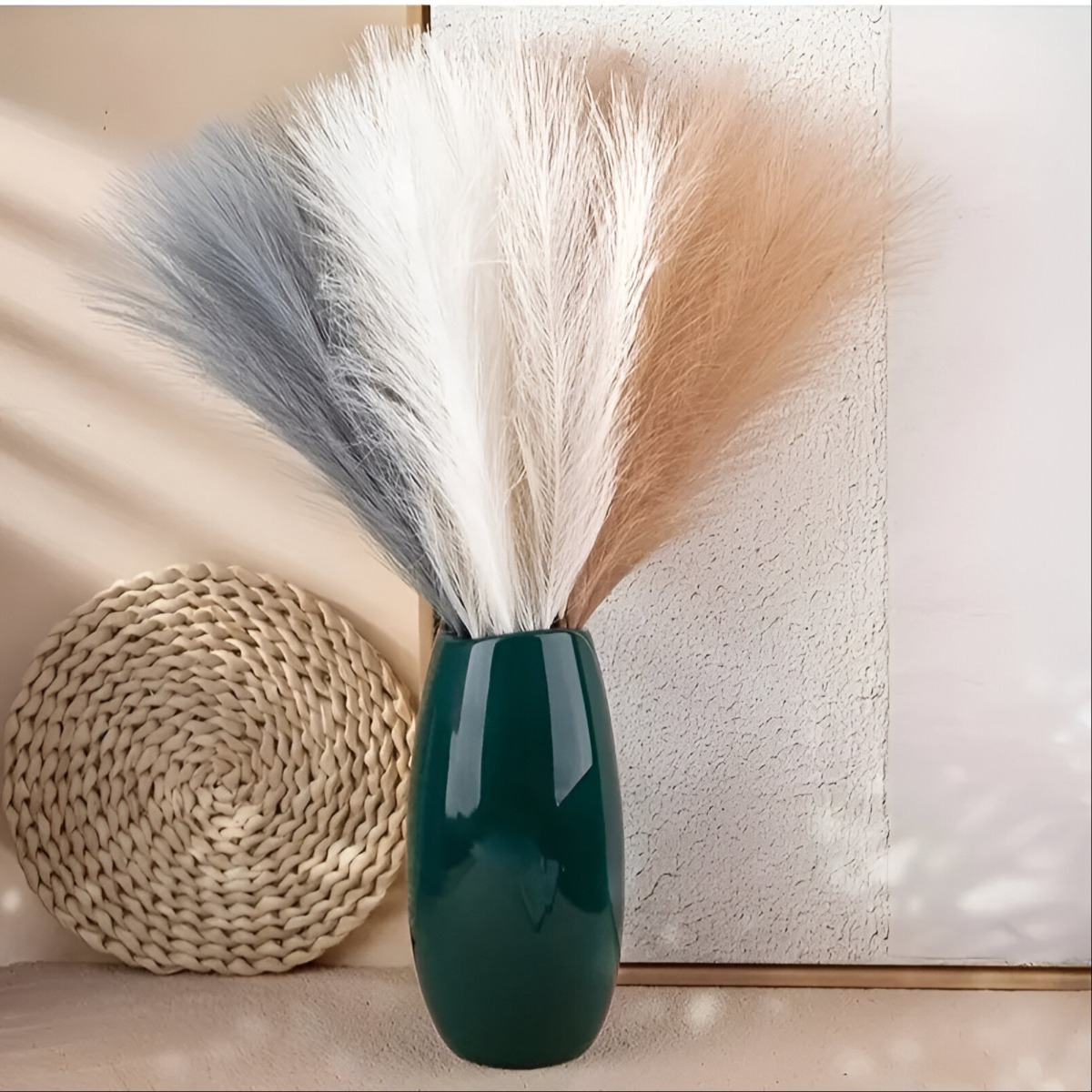SET 2 TALLOS ARTIFICIALES DECORACIÓN ESPONJOSA BOHEMIA JHN - 6
