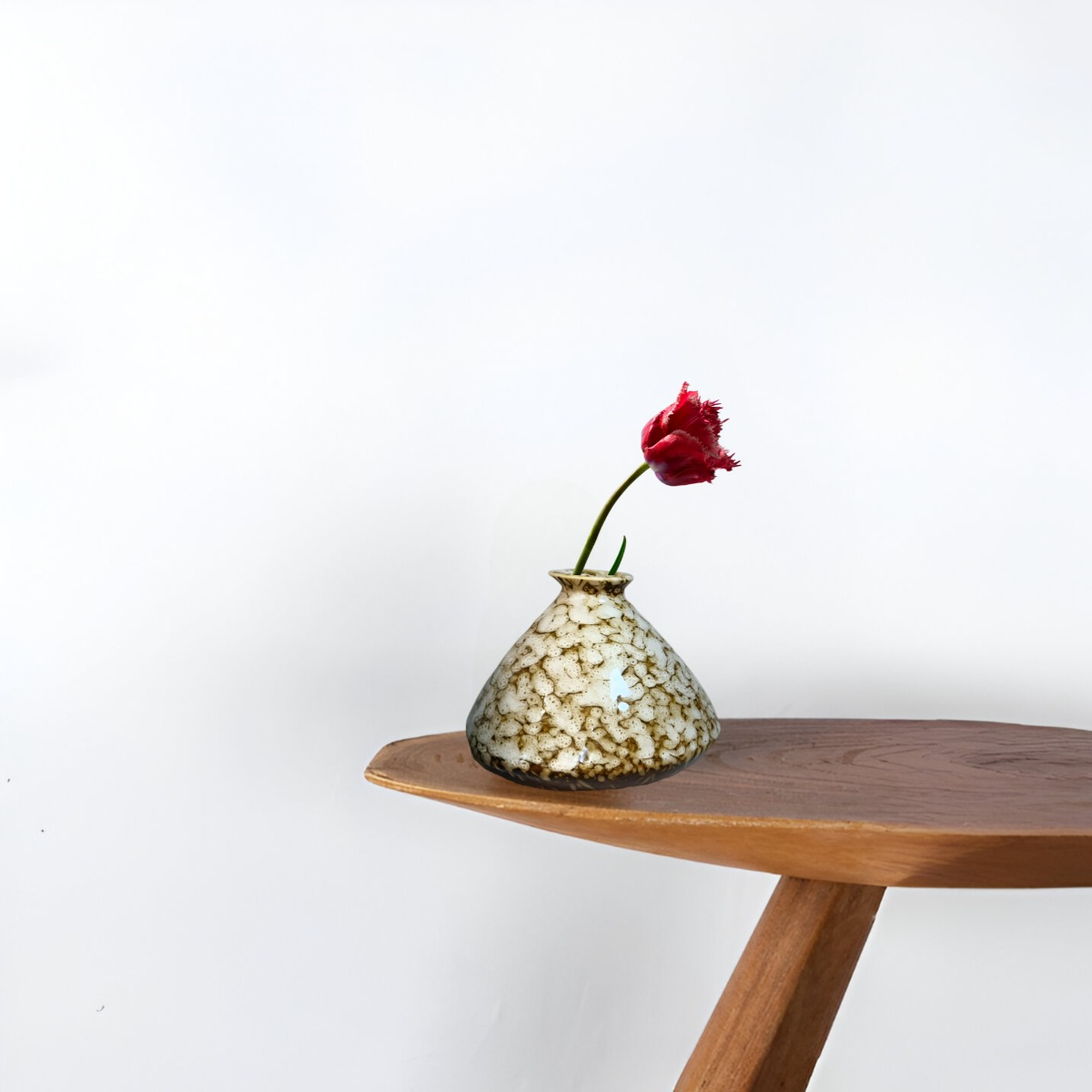SET 3 FLORERO MINI JARRÓN CERÁMICA FLORAL DECORATIVO JHN - 6