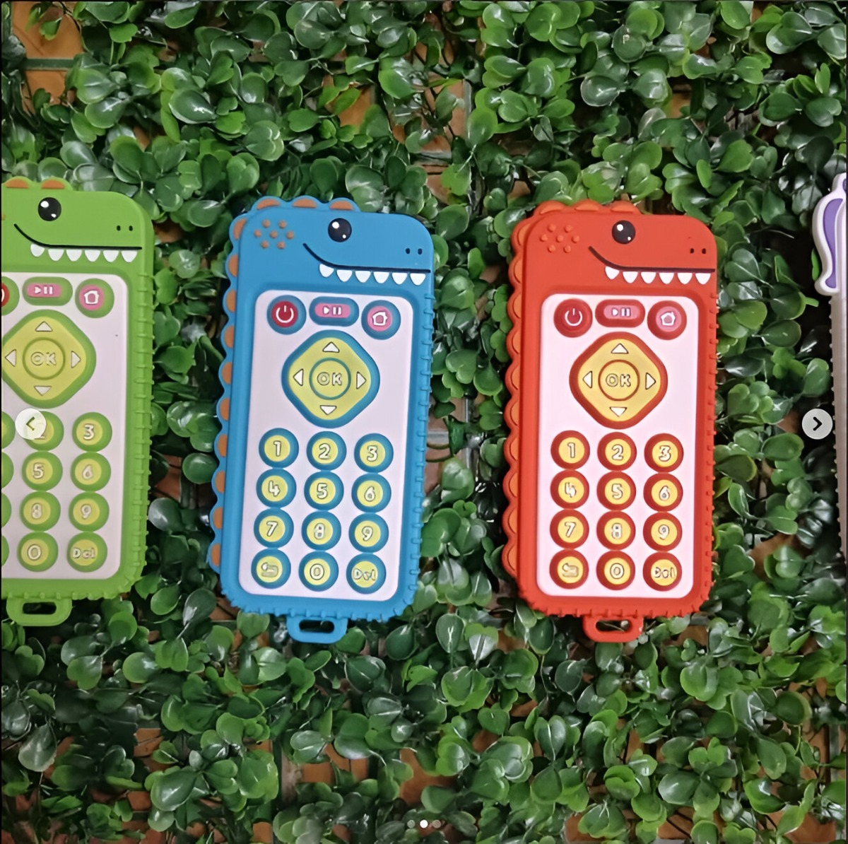 MORDEDOR SET 4 DISEÑO MOVIL SILICONA BEBÉ ENCIA LAU - 10