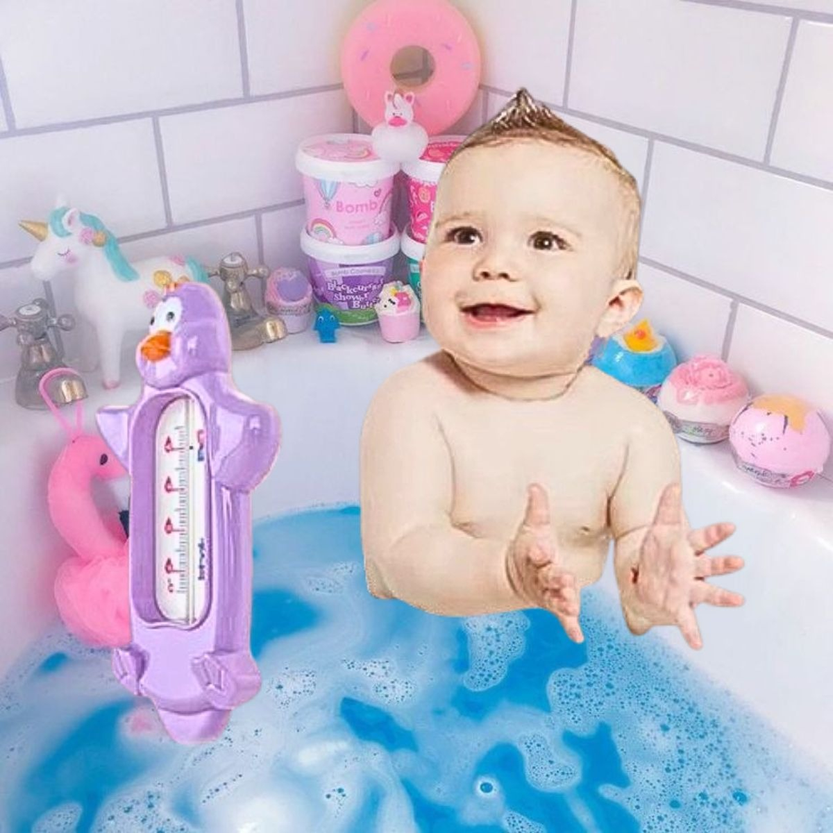 SET 7 TERMOMETROS AGUA DUCHA BAÑO DIVERTIDO NIÑOS LAU - 2