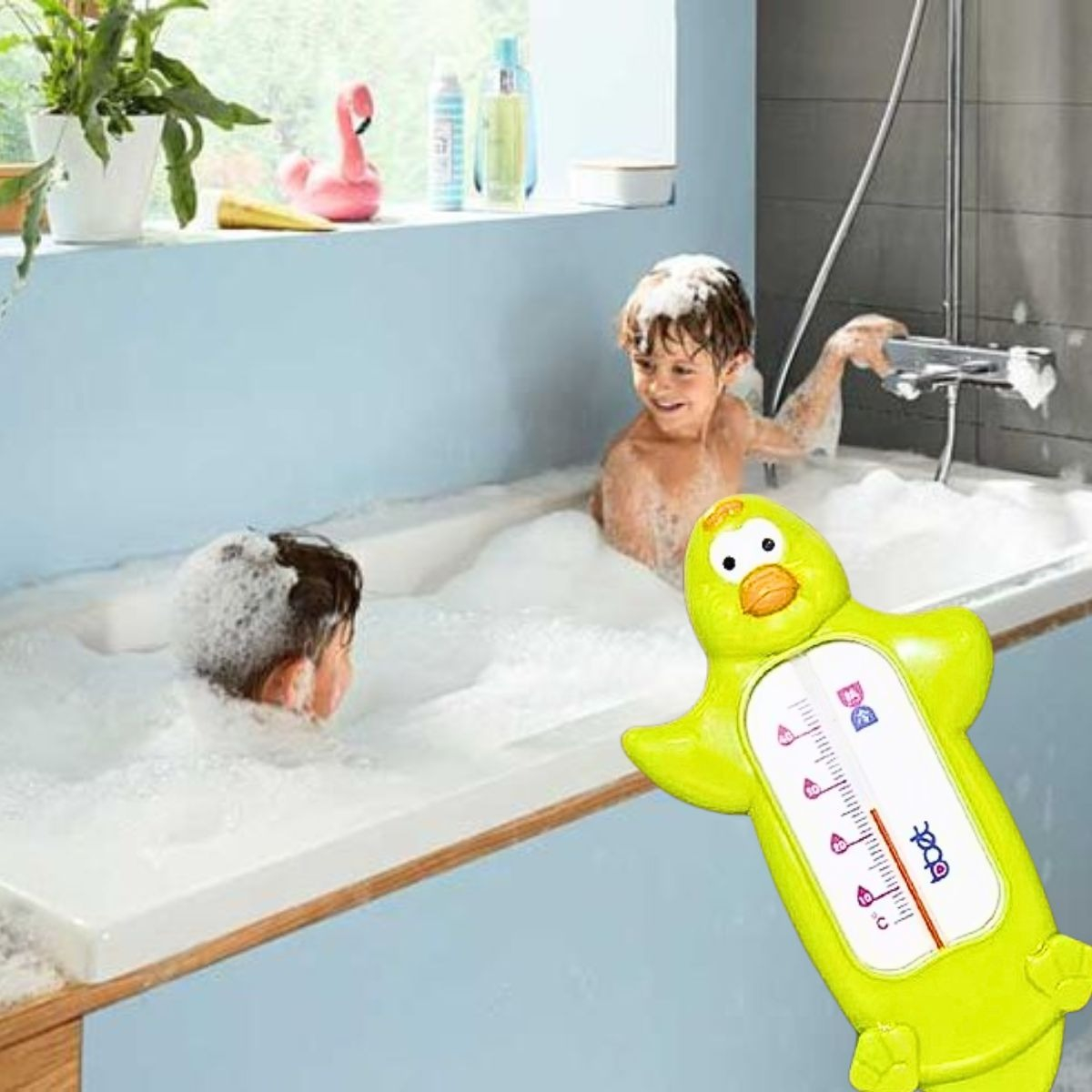 SET 7 TERMOMETROS AGUA DUCHA BAÑO DIVERTIDO NIÑOS LAU - 6