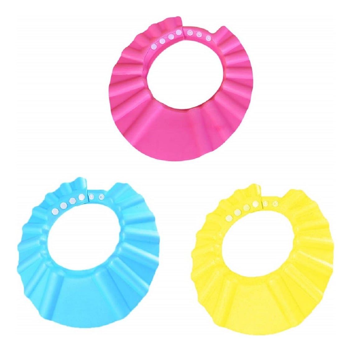 SET 9 VISERA GORRO DUCHA PROTECCION BAÑO LAVADO BEBE LAU - 1
