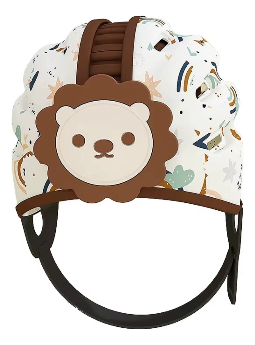 CASCOS ANTIGOLPES DISEÑO LEON PROTECTOR SUAVE BEBES LAU - 1