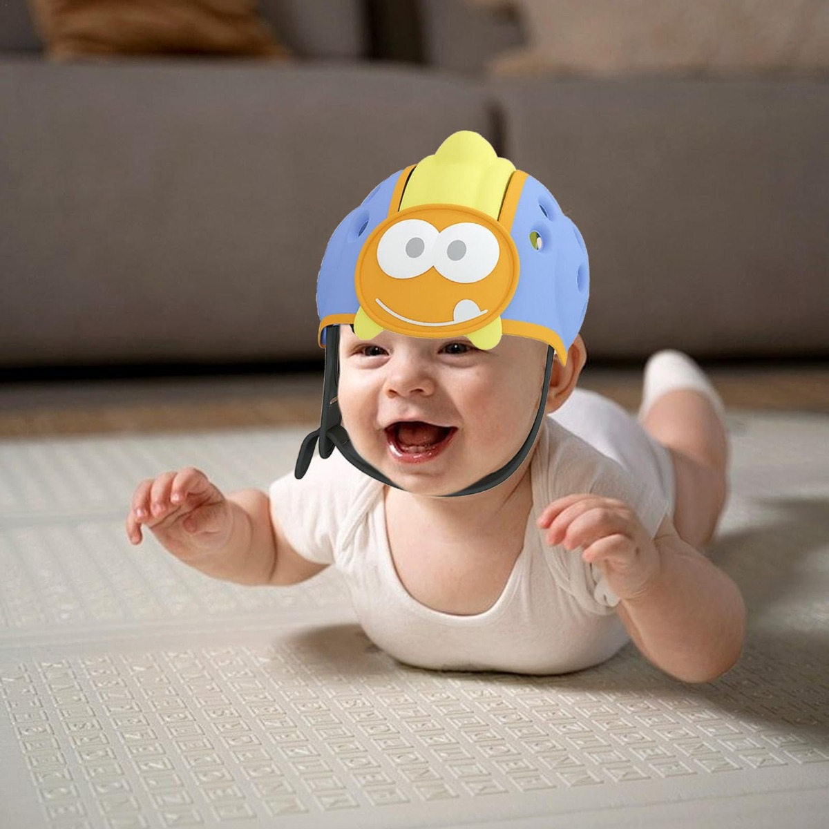 CASCOS ANTIGOLPES DISEÑO DINOSAURIO PROTECTOR BEBES LAU - 6