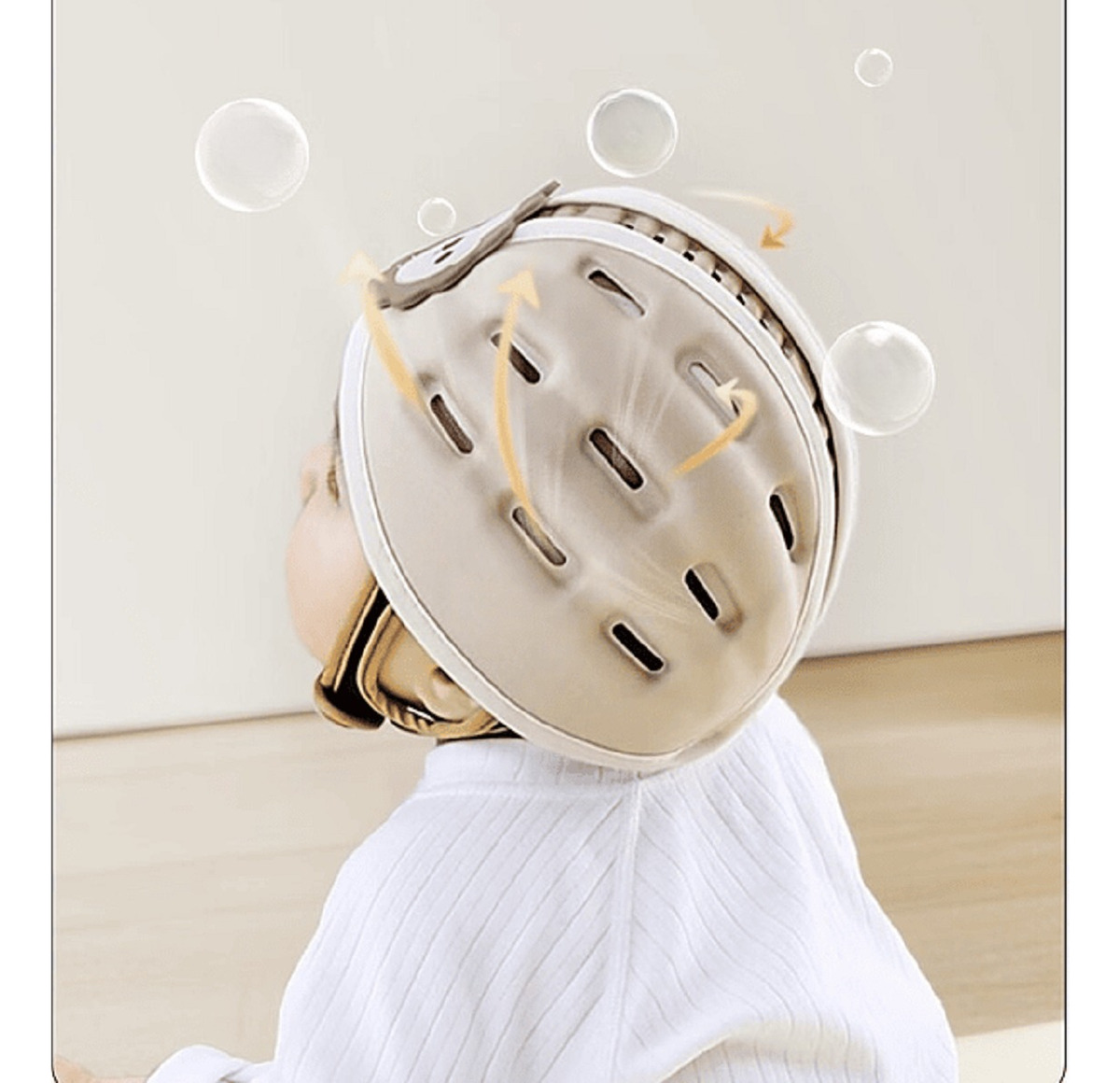 CASCOS ANTIGOLPES DISEÑO DINOSAURIO PROTECTOR BEBES LAU - 8
