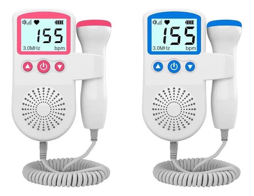 MONITOR CARDÍACO CORAZÓN DETECTOR SONAR FETAL MINI BEBE LAU - 4