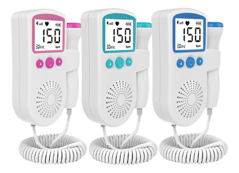 MONITOR CARDÍACO CORAZÓN DETECTOR SONAR FETAL MINI BEBE LAU - 7