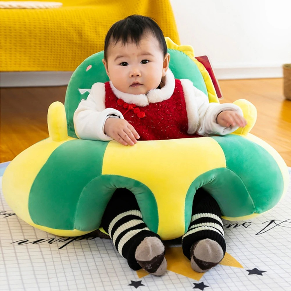 COJIN SOFÁ APRENDIZAJE ASIENTO ANTICAÍDAS PELUCHE BEBE LAU - 2