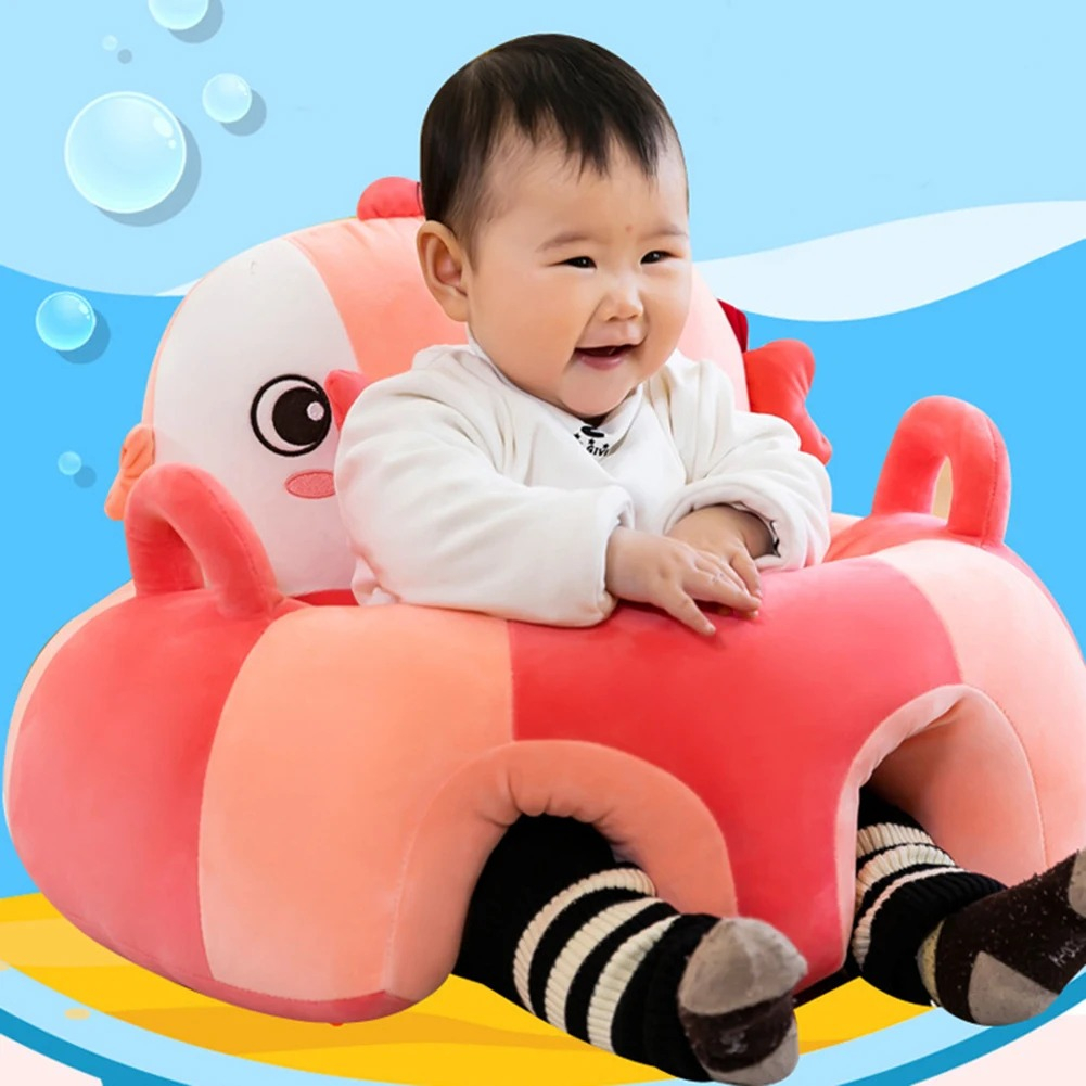 COJIN SOFÁ APRENDIZAJE ASIENTO ANTICAÍDAS PELUCHE BEBE LAU - 6