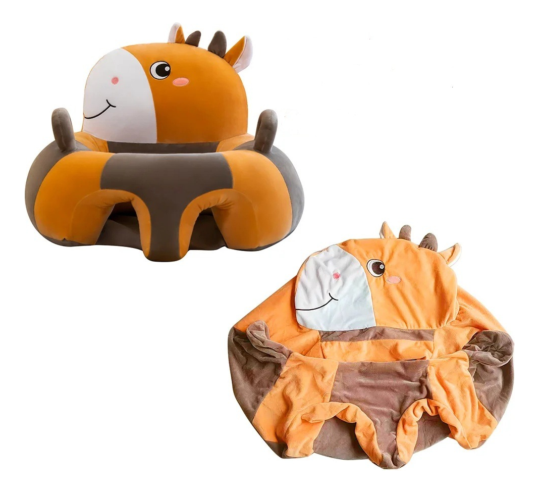 COJIN SOFÁ APRENDIZAJE ASIENTO ANTICAÍDAS PELUCHE BEBE LAU - 7