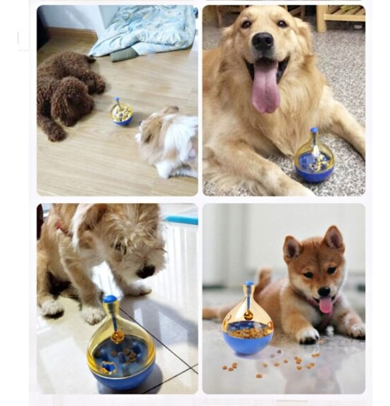 JUGUETE INTERACTIVO DISPENSADOR COMIDA PERRO GATO RONDON - 2