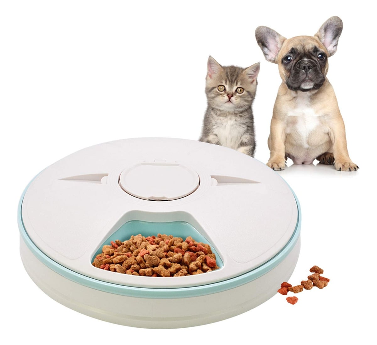 COMEDERO AUTOMÁTICO ALIMENTO MASCOTAS TEMPORIZADOR LAU - 1