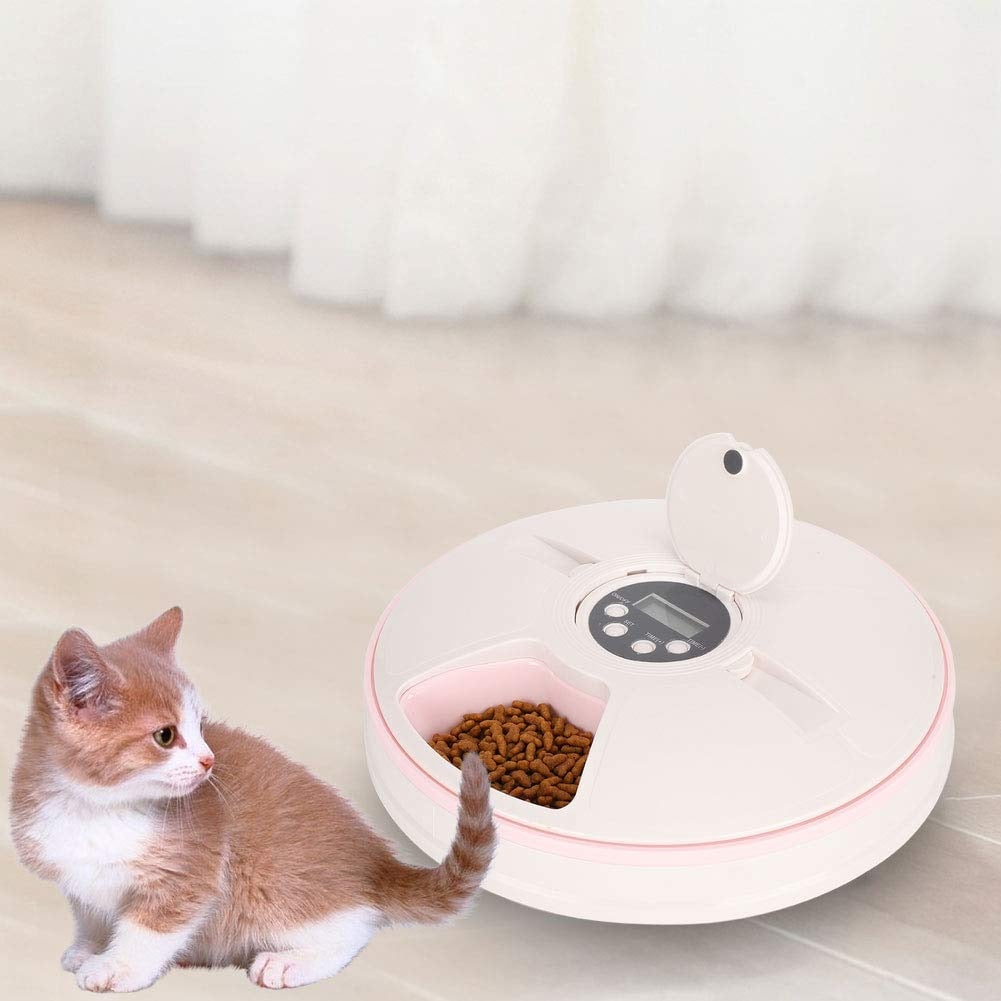 COMEDERO AUTOMÁTICO ALIMENTO MASCOTAS TEMPORIZADOR LAU - 4