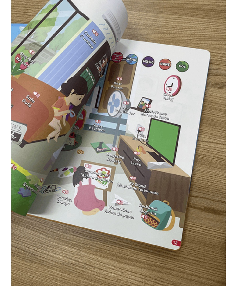 LIBRO DIDÁCTICO INTERACTIVO APRENDIZAJE NIÑOS BILINGÜE LAU - 3