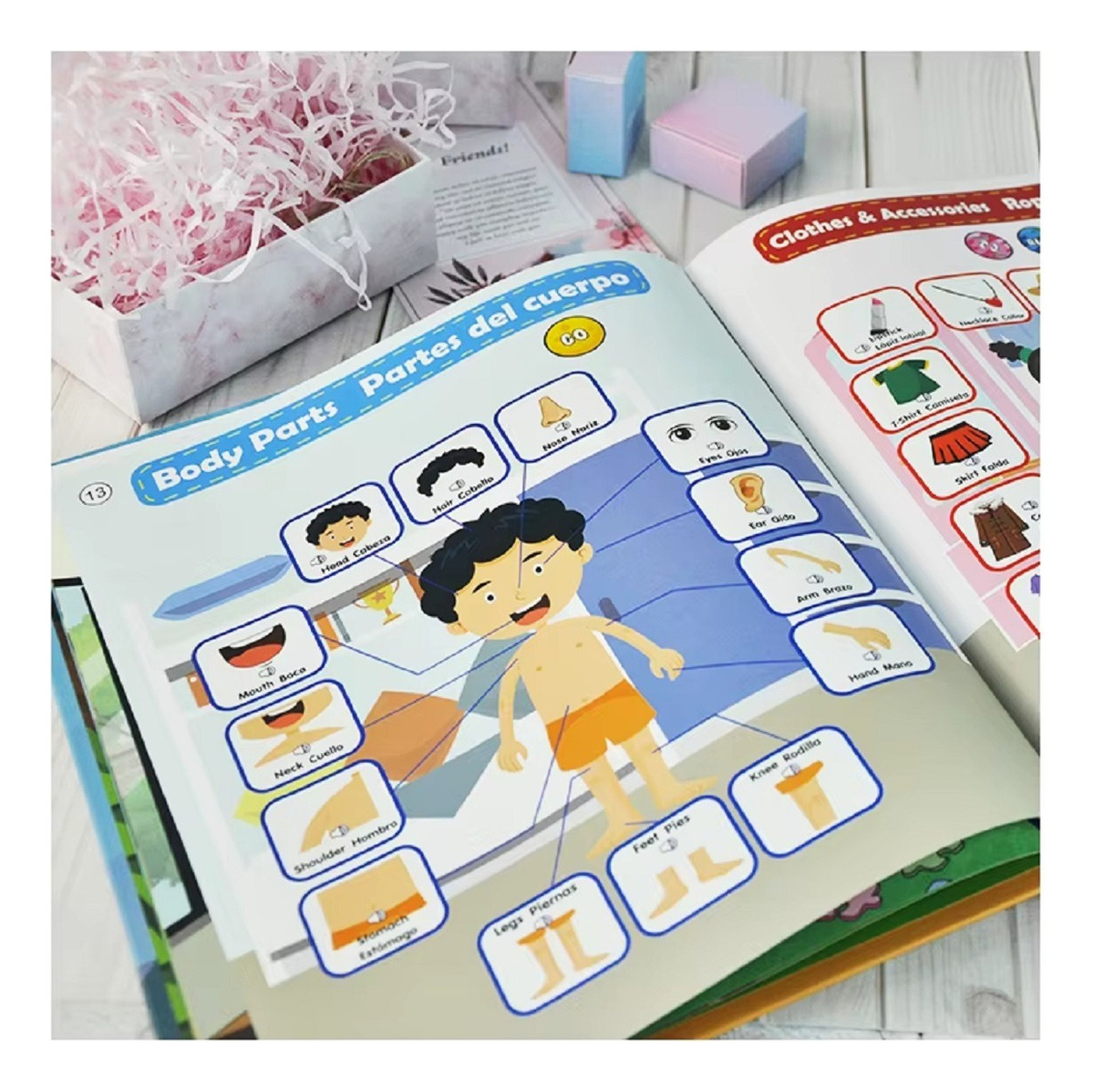 LIBRO DIDÁCTICO INTERACTIVO APRENDIZAJE NIÑOS BILINGÜE LAU - 6