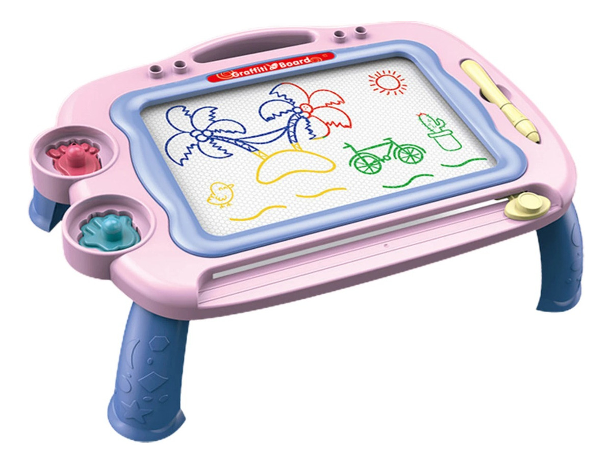 TABLERO JUEGO PIZARRA MAGICA SOPORTE PARA NIÑOS LAU - 6