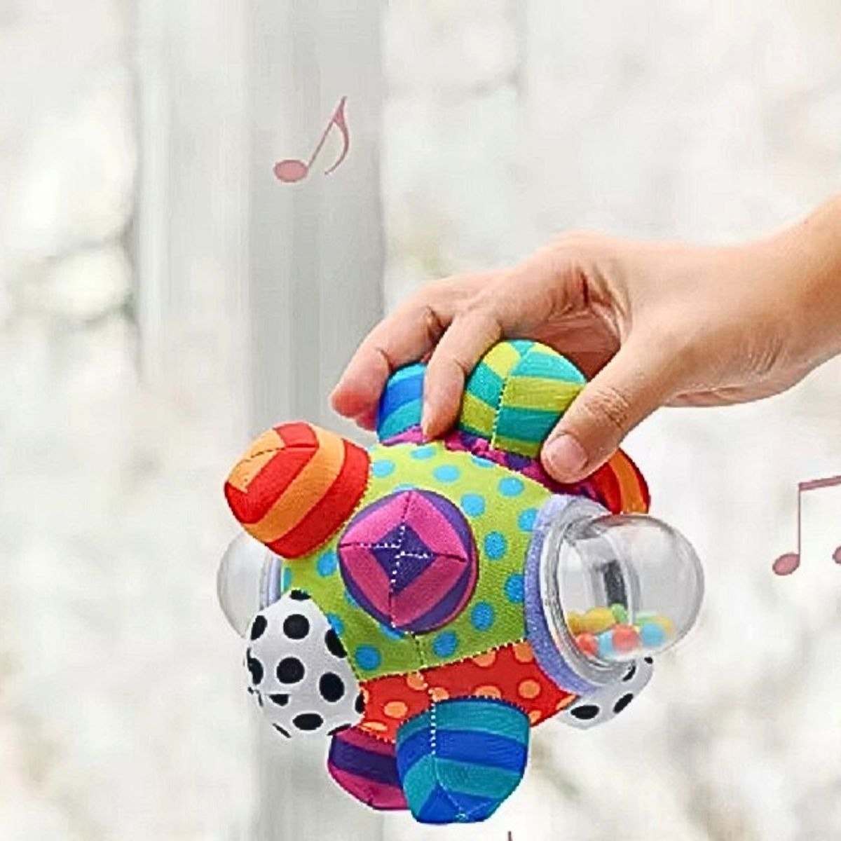 SONAJERO PELOTA ESTIMULA DESARROLLO SENSORIAL CONGNITIVO LAU - 9