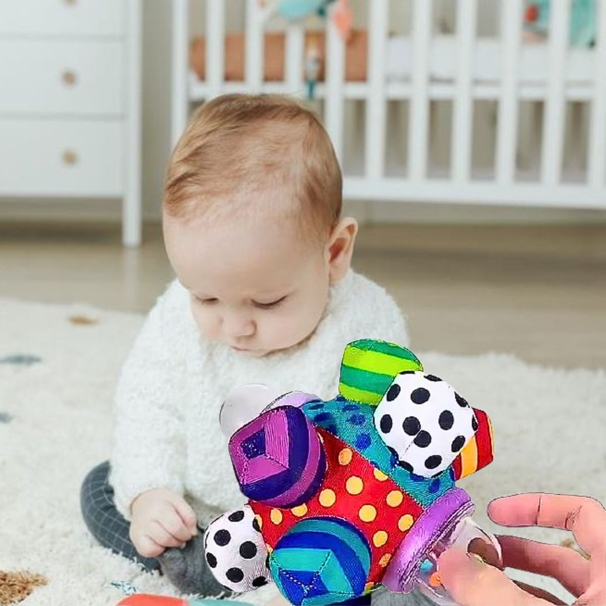 SONAJERO PELOTA ESTIMULA DESARROLLO SENSORIAL CONGNITIVO LAU - 10