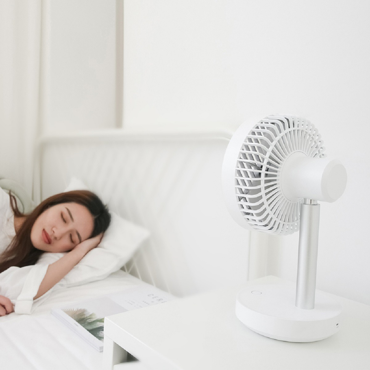 MINIVENTILADOR PORTÁTIL RECARGABLE SOPORTE HOGAR LAU - 8