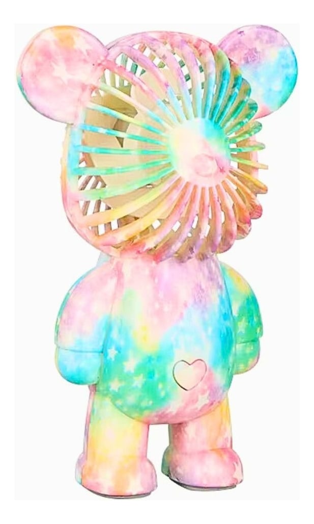 SET 2 VENTILADOR MINI PEQUEÑO PORTÁTIL CARGA USB DECORA LAU - 1