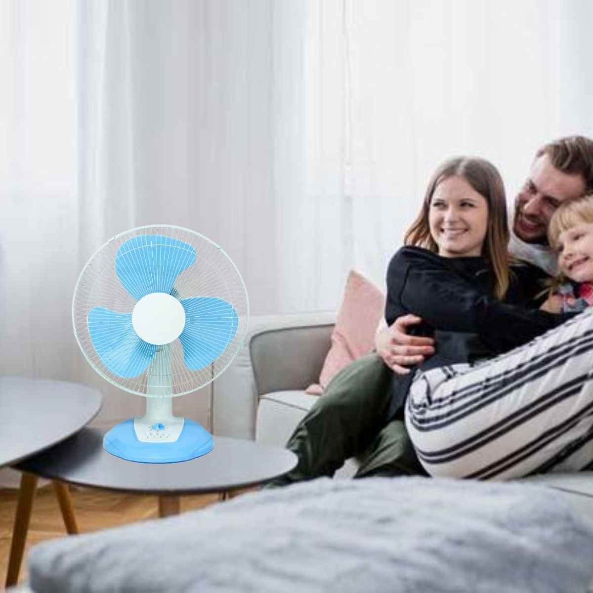 VENTILADOR CLASICO MESA CLASICO ALTA VELOCIDAD HOGAR LAU - 9