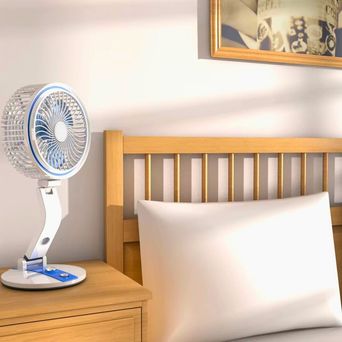 MINI VENTILADOR PLEGABLE MESA PORTÁTIL OFICINA HOGAR LAU - 2