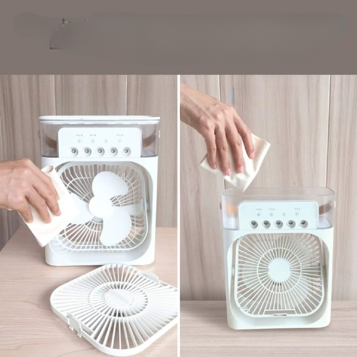 ENFRIADOR AGUA PORTÁTIL AIRE RECARGABLE HUMIDIFICADOR LAU - 9