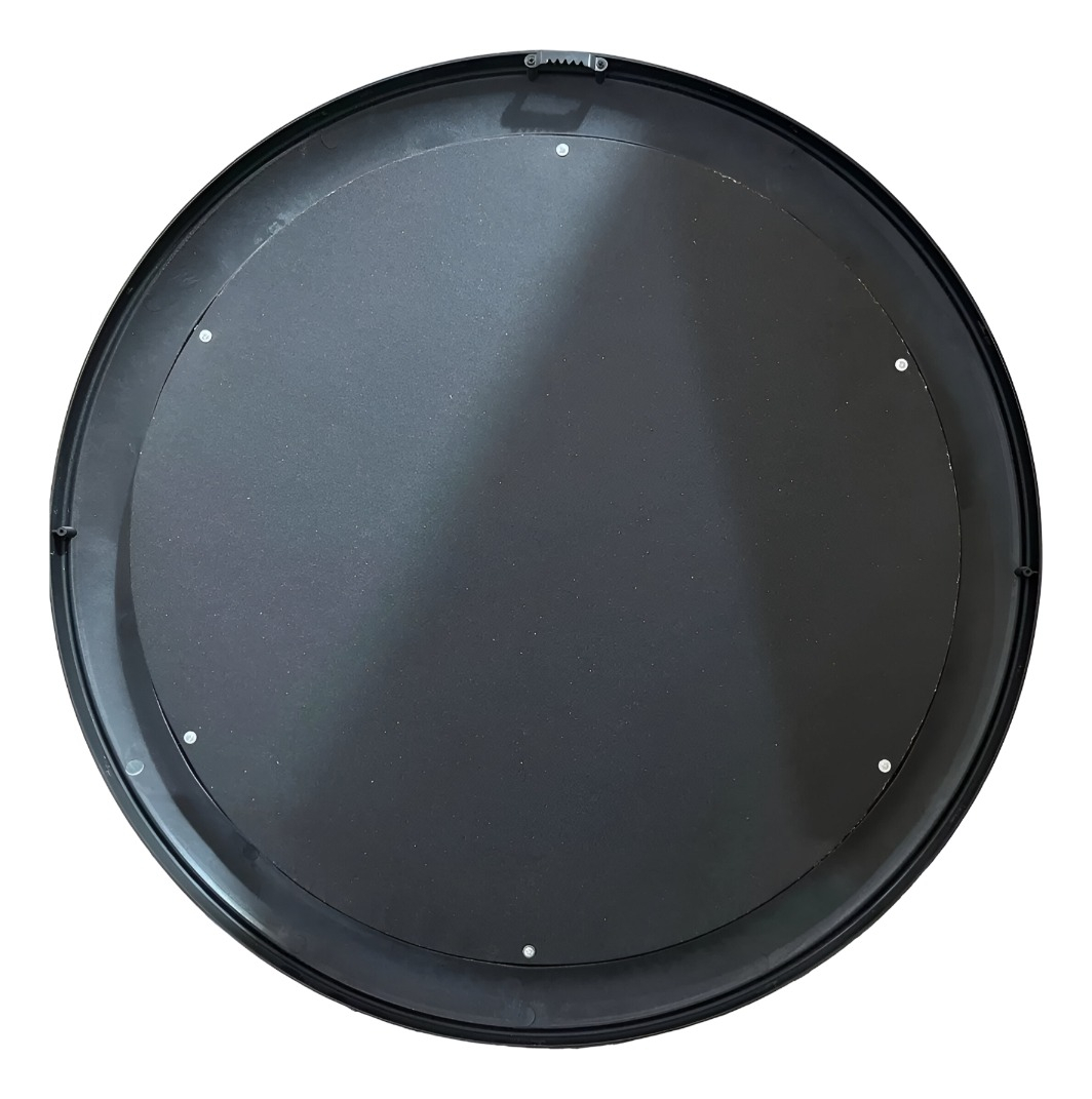 ESPEJO DECORATIVO CIRCULAR VENTANA ELEGANTE BLANCO JHN - 2