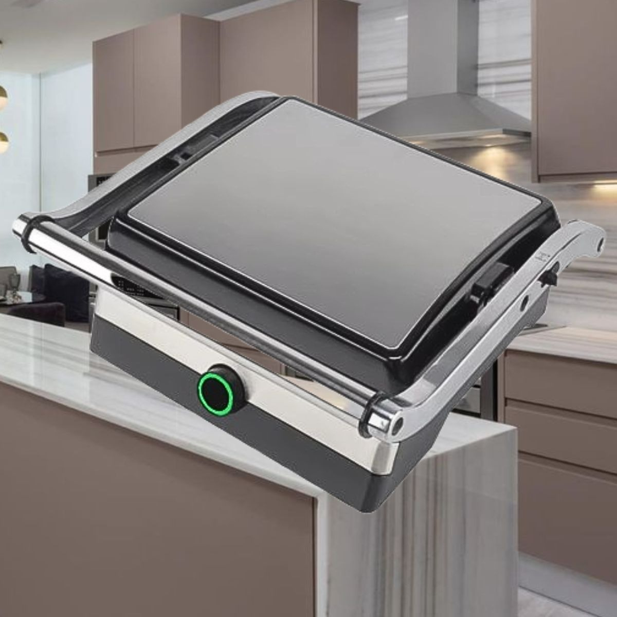 PARRILLA BARBACOA MULTIFUNCIONAL GRILL  2000W COCINA LAU - 8