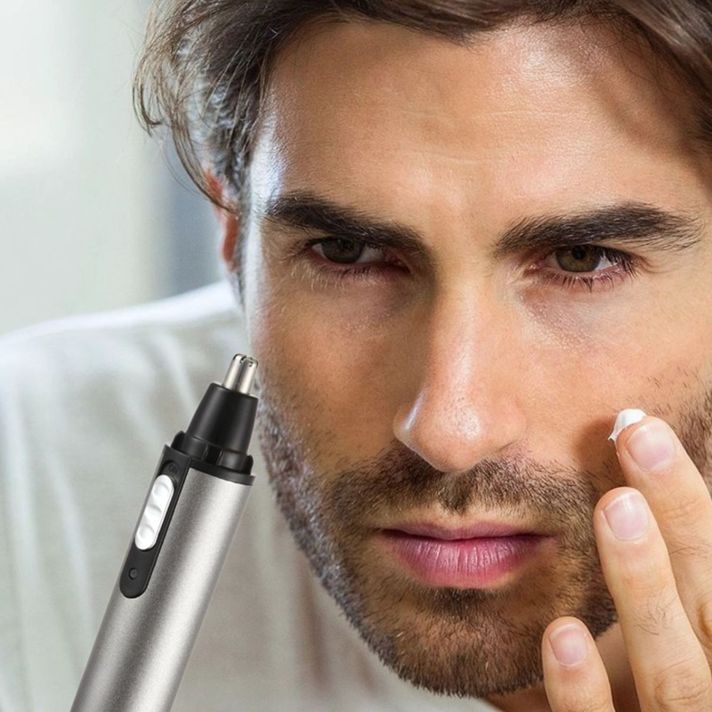 AFEITADORA 3EN1 NARIZ OREJAS BARBA RECARGABLE RESISTENTE LAU - 10