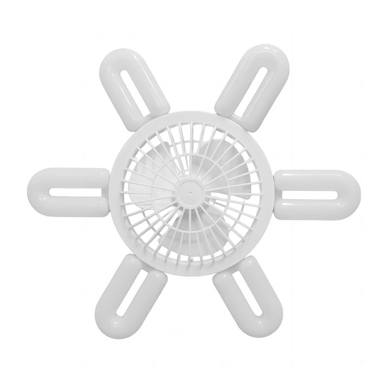 VENTILADOR LED PLEGABLE CONTROL REMOTO ILUMINACION LAU - 4