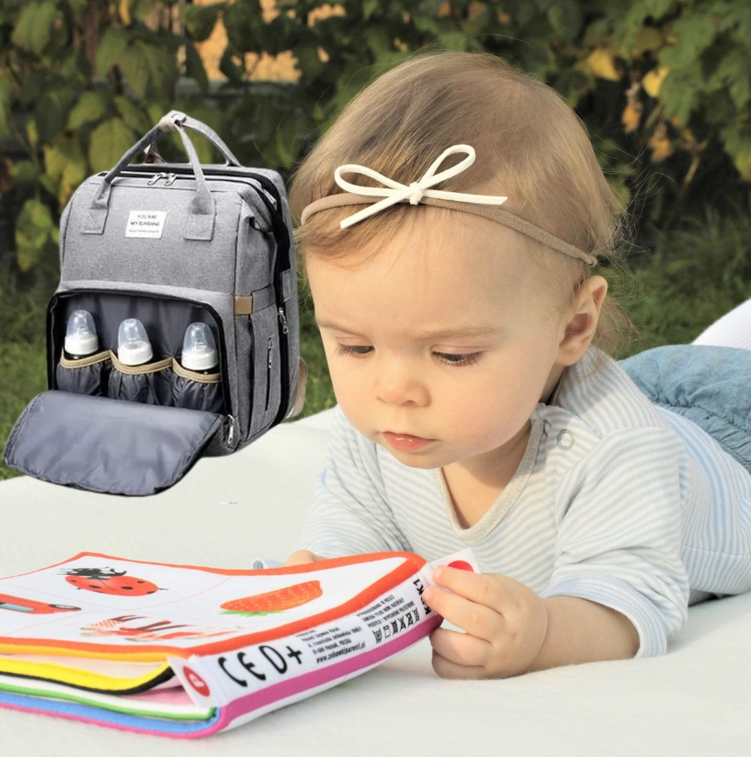 MOCHILAS BOLSOS PAÑALERA PORTÁTIL LIGERO MAMÁ BEBES LAU - 6